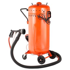 28 Gallon Dustless <b>Sandblaster</b> 1200W Built-in Vacuum System Abrasive Recycle 60 Inch Vacuum Sand Blaster - Product Image 6