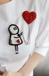 Camiseta sin mangas unisex de doble cara con diseño bordado de cuentas estilo antiguo, ideal para pendientes, la más vendida - Product Image 6