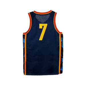 Vêtements de sport respirants personnalisables de haute qualité pour hommes et femmes, maillot de basket-ball d'équipe à bas prix, 100% polyester, marque personnalisée - Product Image 2