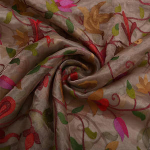 Tela de Chifón Bordada Malty Dobby, 100% Poliéster, Transpirable, Ecológica, de Peso Medio, para Bodas, Color Personalizado - Product Image 4