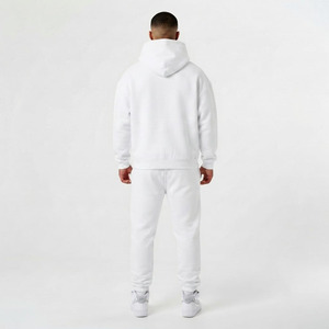 Conjunto Deportivo Hawk Eye para Hombre, Sudadera con Capucha de Forro Polar Delgado de 300g, Pantalón Largo con Botones, Transpirable - Product Image 2