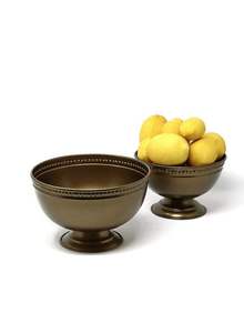 Bol de service en laiton pour la décoration de table, accessoires de cuisine, vente en gros, dernière qualité, bol à snacks américain - Product Image 4