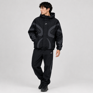 Top Quality Windbreaker Fabric Hoodies for Men Long Sleeve Big Zipper Pockets Custom Men Waterproof Windbreaker Men's <b>Jackets</b> - Product Image 5