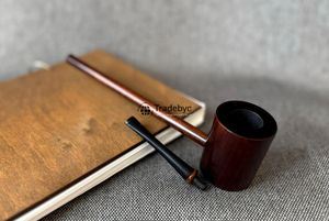 Pipa de Tabaco de Madera Tradicional Hecha a Mano, Madera Natural, Estilo Moderno, Técnica de Lacado Ecológica por Tradebyd - Product Image 2