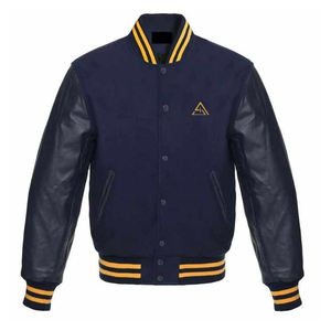Chaqueta Letterman de Alta Gama a Precio de Fábrica para Hombre, Ligera, Transpirable, con Cuello Alto para Invierno, en Oferta - Product Image 1