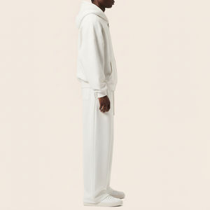 Conjunto Deportivo de 2 Piezas con Capucha, Estilo Urbano, Personalizable con Logotipo, Cierre con Cordón, Diseño Vintage, para Hombre, Venta Caliente - Product Image 6