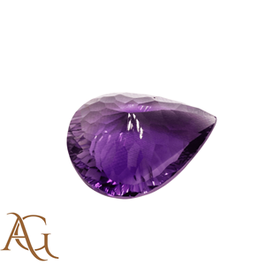 อเมทิสต์ธรรมชาติทรงลูกแพร์ แกะสลักด้วยเลเซอร์ สีม่วง แกะสลักแบบอินทากลิโอ สำหรับทำเครื่องประดับ ราคาขายส่ง คริสตัล - Product Image 5