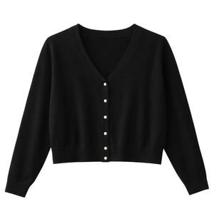 Cárdigan de Cachemira para Mujer, Ultra Suave, de Lujo, con Botones al Frente, Cálido para Invierno, Estilo Premium y Cómodo - Product Image 1