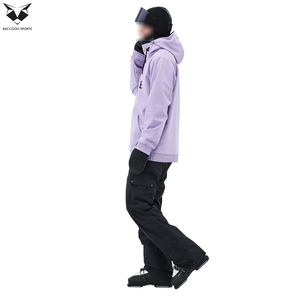 Vêtements d'hiver de qualité supérieure, nouvelle arrivée, meilleur fournisseur, service OEM, couleur unie lavande, confortable, fermeture éclair, imperméable, thermique pour hommes - Product Image 4