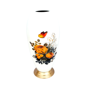 Vase à fleurs décoratif en métal avec motif imprimé, centre de table pour la maison, le salon, les mariages, les fêtes, la décoration d'hôtel, article cadeau - Product Image 3