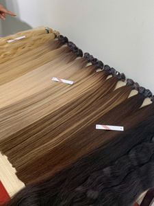 Extensiones de Cabello Humano Virgen de Alta Calidad, 100g, 28 Pulgadas, Punta Plana, Liso Natural con Puntas Super Dobles, Precio al por Mayor - Product Image 1