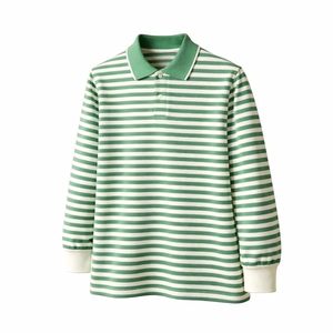 Polo pour femme, indispensable du quotidien, motif rayé, style nautique, coupe classique, thème marin, coton doux et respirant - Product Image 1
