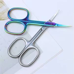 Ciseaux à ongles en acier inoxydable, lame tranchante, coupe-cuticules, outils de beauté, trou rond, nouveau design, pour adultes - Product Image 3