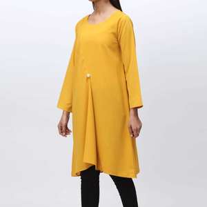 Solid Grip Silk Shirt PS4059 1PC Elegante vestido de cóctel - Product Image 2