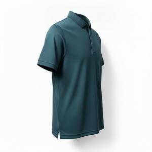 เสื้อเชิ้ตผู้ชายพรีเมียมทรงโอเวอร์ไซส์ ผ้าฝ้าย 100% ป้องกันขนร่วง แขนสั้น โลโก้ด้านหน้า สวมใส่สบาย ระบายอากาศได้ดี ขายส่ง - Product Image 5