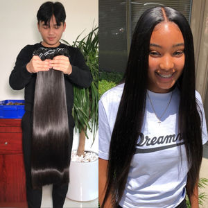 Extensiones de cabello humano vietnamita 100% natural de alta calidad Paquetes rectos de hueso súper sedoso directo de un proveedor de confianza - Product Image 6