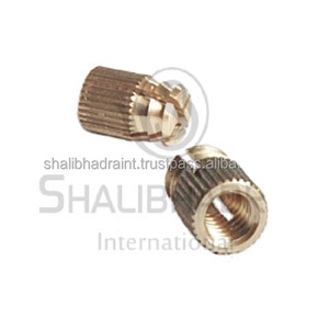 Industrial Brass Insert Nuts Spreading Dowel Type <b>Fasteners</b> Polished Finish Stainless Steel & Brass Material Bulk Supply - Product Image 1