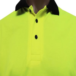 Camiseta Polo Reflectante Impermeable de Manga Corta para Trabajo, Seguridad Vial, Alta Visibilidad, Color Amarillo, Logotipo Personalizado, 100% Alta Calidad, Todas las Tallas - Product Image 6