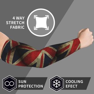 Splendid Apparel Manches longues unisexe en soie glacée imprimées par sublimation UPF50+ style camouflage tatouage à motif aiguille - Product Image 6