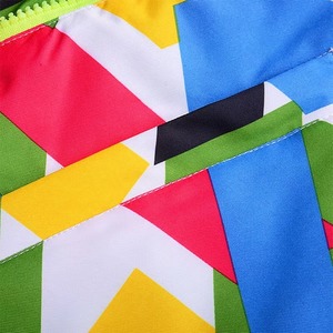 <b>Ski</b> & Snowboarding Waterproof <b>Jacket</b> Blue Pink Yellow <b>Green</b> White Black Geometric Print Hooded Coat Powder Skirt Zipper Closure - Product Image 5