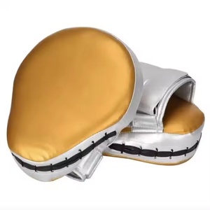 Custom Micro Boxing Focus Mitts Leather Curved Target Pads for Training & Sparring MMA Muay Thai kicboxing Focus Mitts - Product Image 4