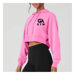 Nueva Sudadera Corta con Capucha para Mujer GYM ACTIVE, Transpirable, de Secado Rápido, Ecológica, de Manga Larga - Product Image 2