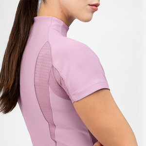 Camiseta de equitación de manga corta de secado rápido personalizada para mujer, el mejor fabricante de ropa ecuestre, camiseta de equitación - Product Image 4