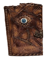 Carnet de sorts Hocus Pocus, 100 feuilles, couverture rigide en cuir, papier vintage à bords festonnés, décoration d'Halloween, cadeau