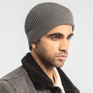 Plain Cuffed Knit Beanie <b>Hat</b> <b>Winter</b> Warm Cap Unisex Casual Fashion Beanies - Product Image 1