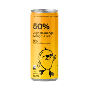 น้ำมะม่วง 50% NFC ไม่ใช่จากน้ำเข้มข้น เครื่องดื่มผลไม้ผสมฟอง วิตามินซี 330 มล. บรรจุกระป๋อง พร้อมดื่ม - Product Image 1