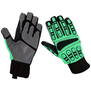 Guantes de Mecánico de Cuero Sintético Amara de Primera Calidad con Protección Contra Impactos, Forro Nomex, Certificación CE, Elásticos y Seguros - Product Image 3