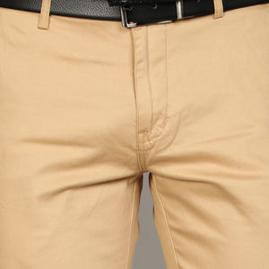 Pantalon chino décontracté pour homme avec logo personnalisé, taille mi-haute, 100 % coton, coupe slim droite, pour le golf, les activités de plein air et le style smart casual - Product Image 5