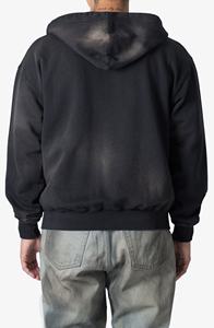 Sudadera con Capucha para Hombre, Color Naranja, Cierre de Cremallera, Corte Regular, Color Sólido, Informal, para Otoño, 100% Algodón Tejido, Impresión Digital - Product Image 4