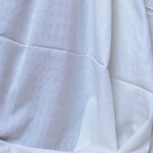 Premium 100% Organic Handloom Woven Khadi Cotton <b>Fabric</b> White Dot Solid Breathable 150GSM <b>Medium</b> Weight Quick Dry Eco-Friendly - Product Image 2