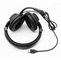 Haute qualité filaire vente chaude PC casque casque pour langue laboratoire système ordinateur bureau éducation formation