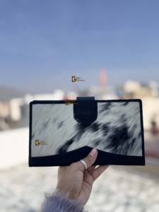 กระเป๋าสตางค์หนังวัวสำหรับผู้หญิงขนาดใหญ่กระเป๋าคลัทช์สไตล์ตะวันตกสำหรับฤดูใบไม้ผลิ/ฤดูร้อน - Product Image 3