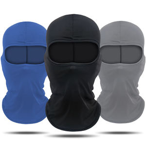 Vente en gros de cagoules intégrales en polaire pour l'hiver, chapeaux thermiques pour le froid, masques de ski en peluche pour moto et activités de plein air, cagoules personnalisées - Product Image 3