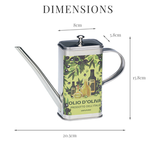 [Holar] Dispensador de Aceite de Oliva Rectangular de Acero Inoxidable de Alta Calidad Hecho en Taiwán, 17 oz, para Cocina - Product Image 3