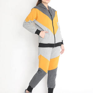 Wholesale High Quality 100% Cotton Plus Size Sportswear Tracksuits for Women Men Fitness Custom Training Jogging Suit - Product Image 6