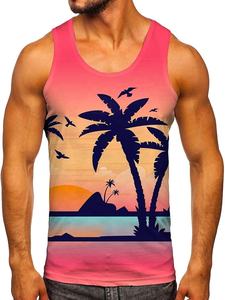 Camiseta sin Mangas Casual para Hombre de Alta Calidad, Personalizada OEM, Mayorista de Fábrica de Bangladesh, Exclusiva, 100% Algodón, Antiencogimiento - Product Image 6