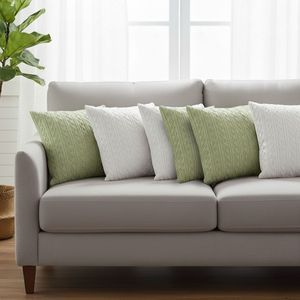 SOGA 6PC 45cm Cable Knit Pure and Fresh Pillowcase Set Decorative Cushion Covers <b>for</b> Living Room and <b>Bedroom</b> <b>Sofas</b> - Product Image 3