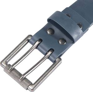 Cinturón de Cuero Genuino de Vaca Estilo Vintage, Duradero, de 34 mm de Ancho, con Hebilla de Aleación Inspirada en la Balas de Cañón - Product Image 1