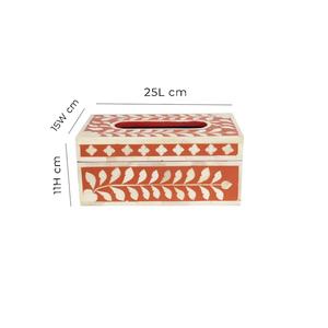 Distributeur de mouchoirs en acrylique avec incrustation d'os fait main, décoration moderne pour la maison et la voiture, support décoratif en os incrusté, fournisseur - Product Image 3