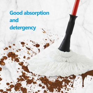 57.5 Inch Long Handle Self-Bending Twist <b>Mop</b> Dry & Wet Ultra-Fine Fiber Commercial Floor <b>Cleaning</b> <b>Mop</b> - Product Image 4