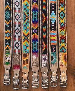<span class=keywords><strong>Collar</strong></span> de perro mascota de cuero genuino duradero suave y cómodo de alta calidad, collares para mascotas con cuentas de cuero a mano de diseñador de lujo - Product Image 5