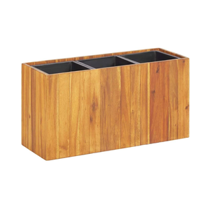 Jardinera rectangular de madera de acacia estilo vintage a buen precio, jardinera grande para exteriores, venta al por mayor desde Vietnam - Product Image 2