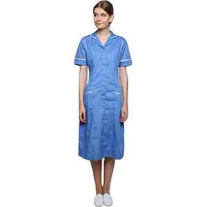 Uniforme de Enfermera, Uniforme Médico, Uniforme de Hospital, Uniforme de Trabajo con Rayas, Vestido de Trabajo para Doctora o Enfermera - Product Image 5
