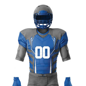 Concevez votre propre uniforme de football américain personnalisé, respirant et de haute qualité, avec 100 % polyester et impression par transfert thermique - Product Image 3