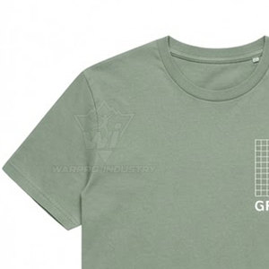 Camiseta de Algodón de Alta Calidad con Serigrafía Personalizada, Fabricante de Ropa con Marca Propia, Camiseta con Logotipo Personalizado - Product Image 5