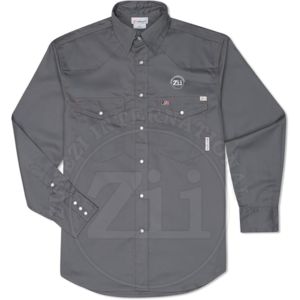 Chemise en jean ignifuge pour homme OEM, chemise à manches longues résistante au feu en coton, chemise de soudage légère FR - Product Image 1